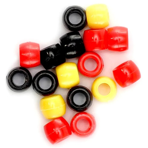 Assorted Colours Plastic Pony Beads (available in 2 varieties)