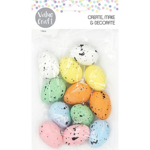 Assorted Colours Foam Easter Eggs