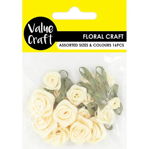 Assorted Grub Rose Flowers (available in 6 colours)