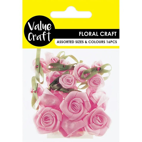 Assorted Grub Rose Flowers (available in 6 colours)