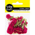 Assorted Grub Rose Flowers (available in 6 colours)