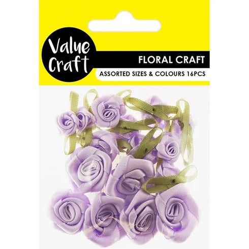 Assorted Grub Rose Flowers (available in 6 colours)