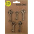 Assorted Keys Wooden Shapes