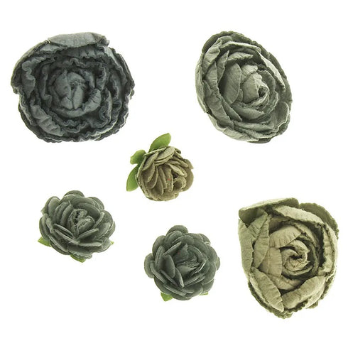 Assorted Sizes English Roses Flower (available in 6 colours)