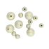 Assorted Sizes Plastic Round Beads (available in 6 colours)