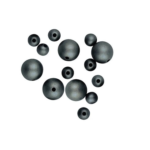 Assorted Sizes Plastic Round Beads (available in 6 colours)