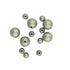 Assorted Sizes Plastic Round Beads (available in 6 colours)