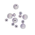 Assorted Sizes Plastic Round Beads (available in 6 colours)
