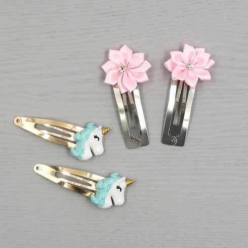 Assorted Designs Snap Hair Clips