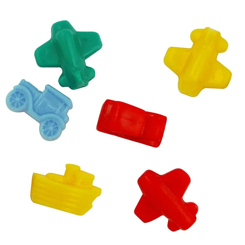 Assorted Transports Shaped Beads