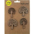Assorted Trees Wooden Shapes