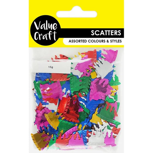 Birthday Cake Shape Scatters