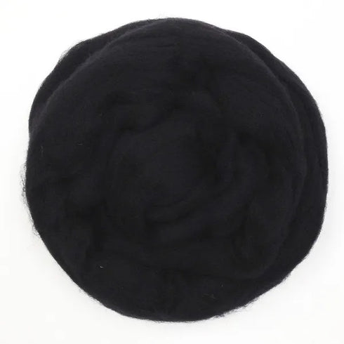 Black Colour Merino Wool Roving