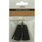 Black Colour Tassels with a Suede Look