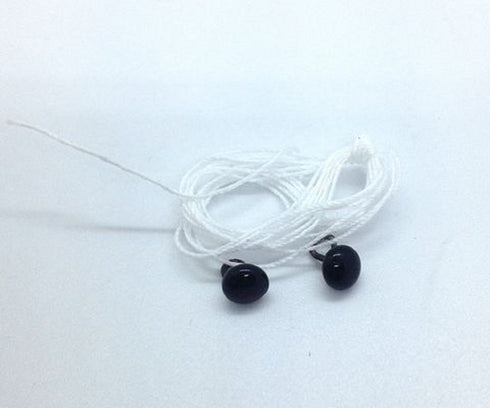 Black Colour Glass Doll Eyes (available in 3 sizes)
