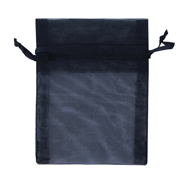 Black Colour Mini Organza Gift Bags