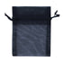 Black Colour Mini Organza Gift Bags