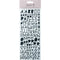 Black Self Adhesive Glitter Alphabet Stickers