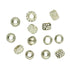 Bling Metal Beads with Large Holes