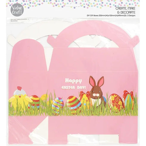 DIY Bunny & Eggs Paper Easter Gift Boxes