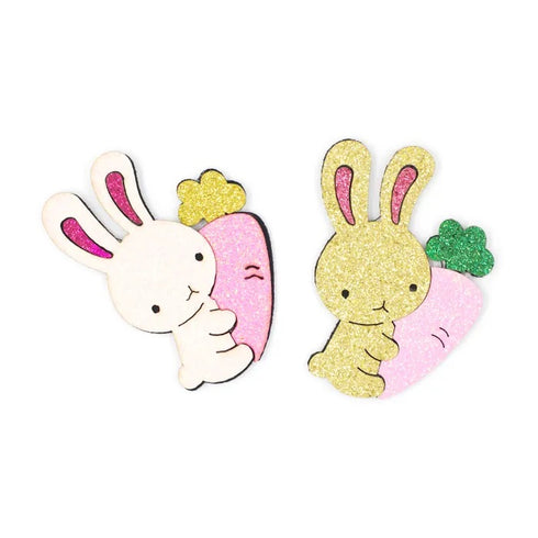 Bunny with Carrot Felt Shapes Easter Decoration