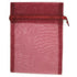 Burgundy Colour Small Organza Gift Bags