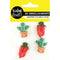 Cactus & Chilli Shapes Resin Embellishments