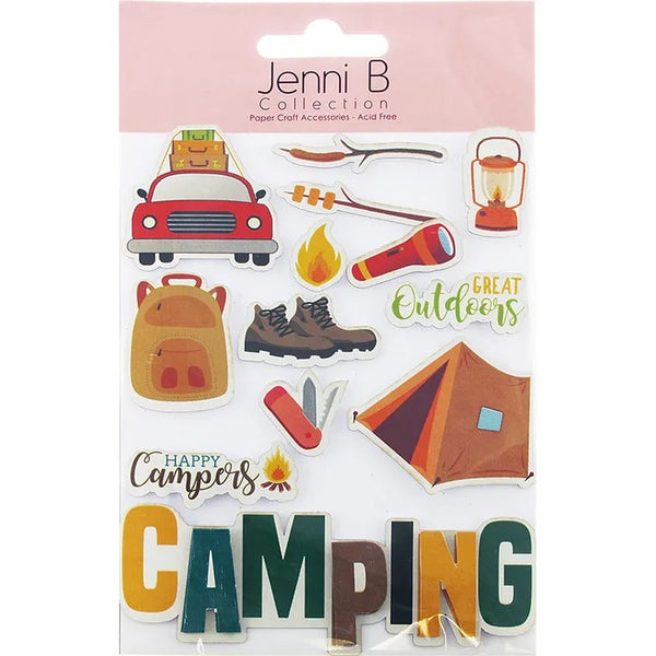 Camping 3D Sticker