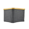 Charcoal Colour Small Bamboo Frame Storage Basket