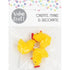 Chicken Shape Resin Easter Decoration