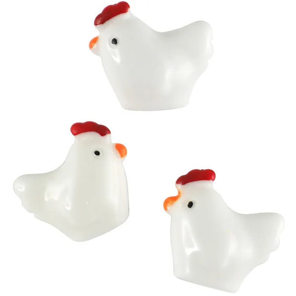 Chickens Shape Resin Embellishments