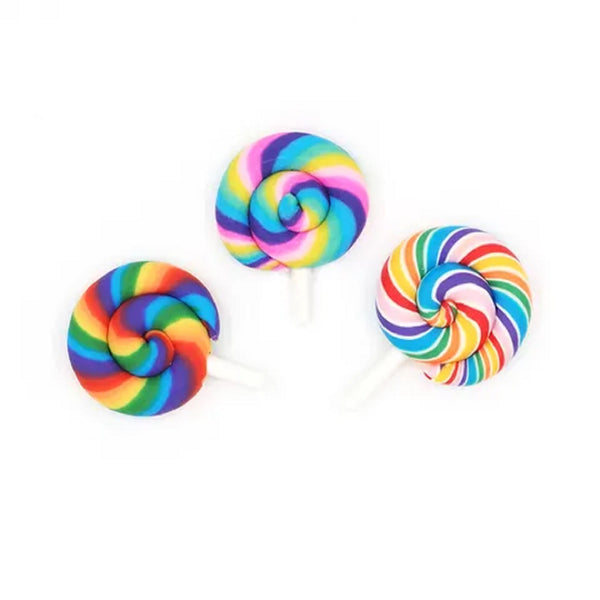 Clay 3D Lollipop Embellishments