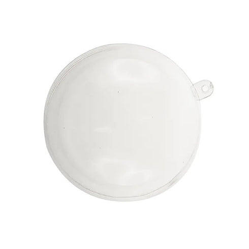 Clear Plastic Craft Baubles (available in 2 sizes)