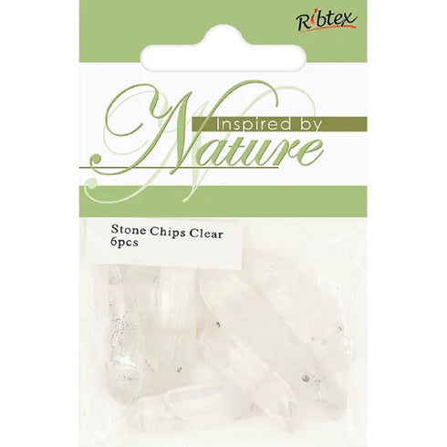 Clear Precious Stone Chip Pendants