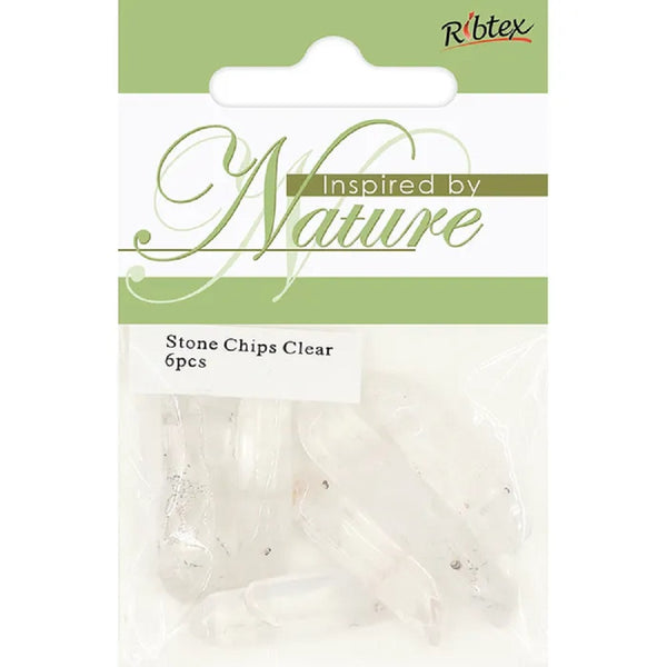 Clear Precious Stone Chip Pendants