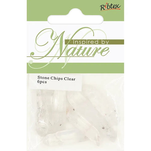 Clear Precious Stone Chip Pendants