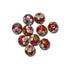 Cloisonne Round Beads (available in 4 colours)