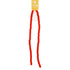 Coral Red Colour Poly Clay Heishi Strung Beads