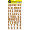 Cork Alphabet & Numeric Stickers