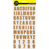 Cork Alphabet & Numeric Stickers