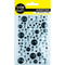 Craft Black & Silver Bubble Self-Adhesive Rhinestones