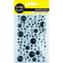 Craft Black & Silver Bubble Self-Adhesive Rhinestones