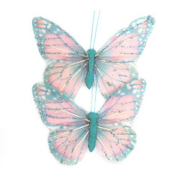 Pink-Blue Craft Butterfly