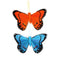 Blue & Orange Craft Butterfly