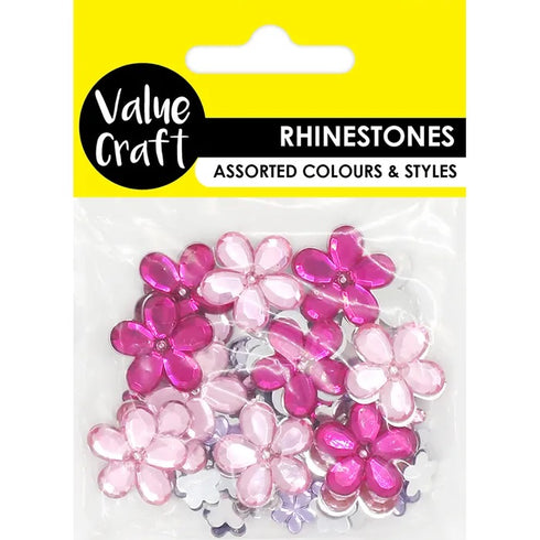 Craft Flowers Shape Rhinestones