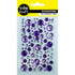 Craft Purple & Silver Bubble Self- Adhesive Rhinestones