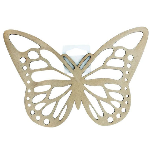 Craft Raw Wood Butterfly Shape