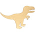 Craft Raw Wood Dinosaur Shape
