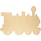 Craft Raw Wood Train Shape