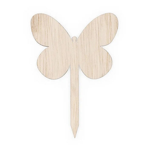 Craft Wood Butterfly Stakes